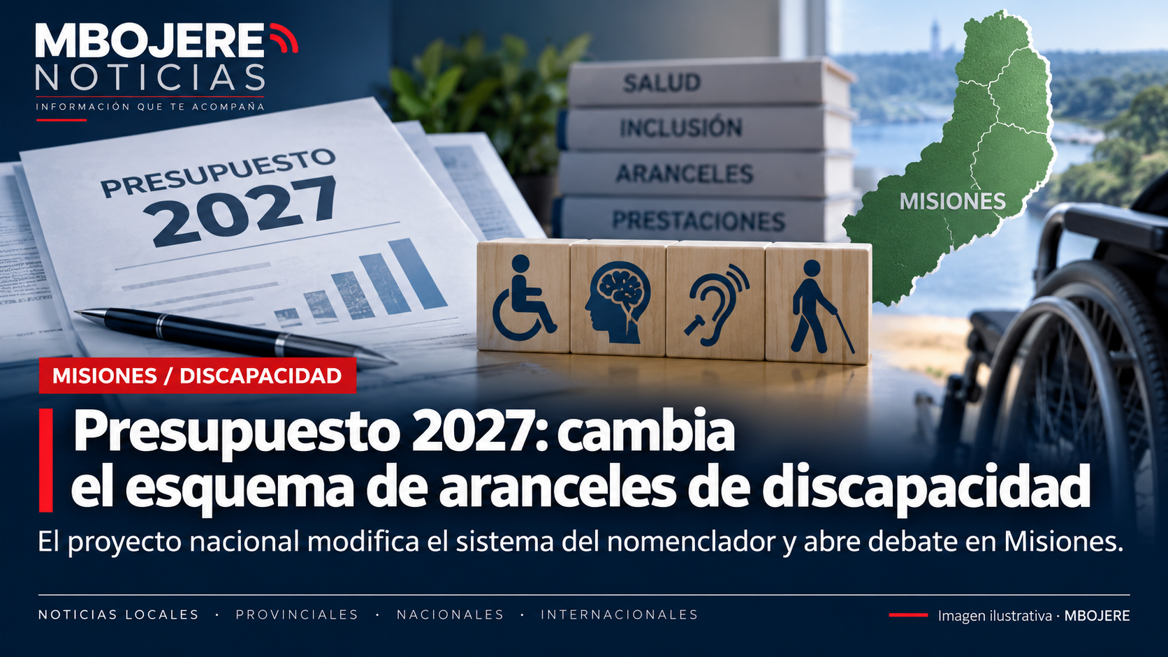 El Presupuesto 2027 propone eliminar el arancel único de discapacidad y genera preocupación en Misiones